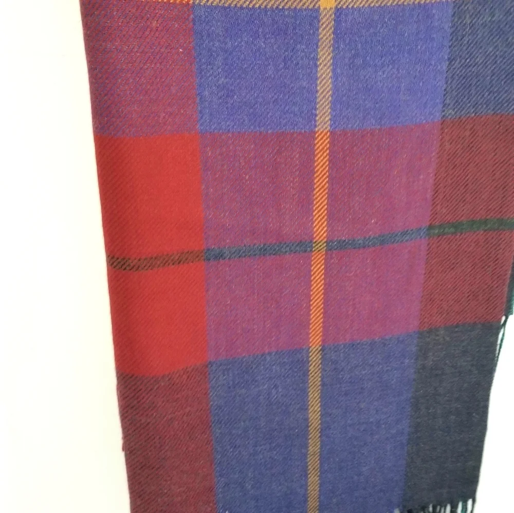 Jones New York scarf wool plaid